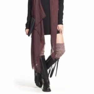 FREE PEOPLE Triple Creek Berry Marled Leg Warmers Size O/S